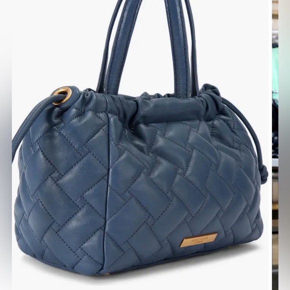 Kurt Geiger Small Kensington String Quilted Leather Tote - Picture 2 of 8